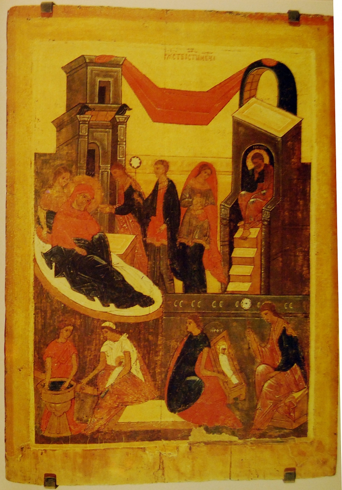 Рождество Пресвятой Богородицы. Икона XVI в. Происходит из Преображенской церкви с. Матвеево